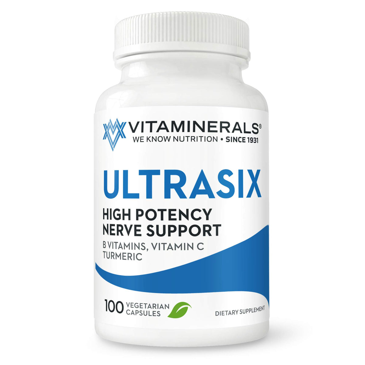 Vitaminerals 56 Ultrasix Nerve Energy Immune Support - 100 Vegetarian Capsules