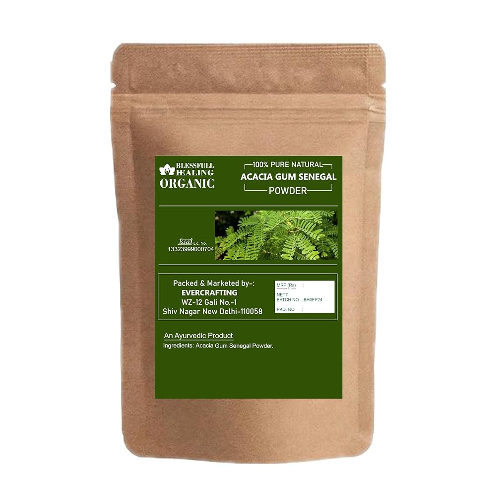 Blessfull Healing Organic Acacia Gum Senegal Powder - 100g - image 2