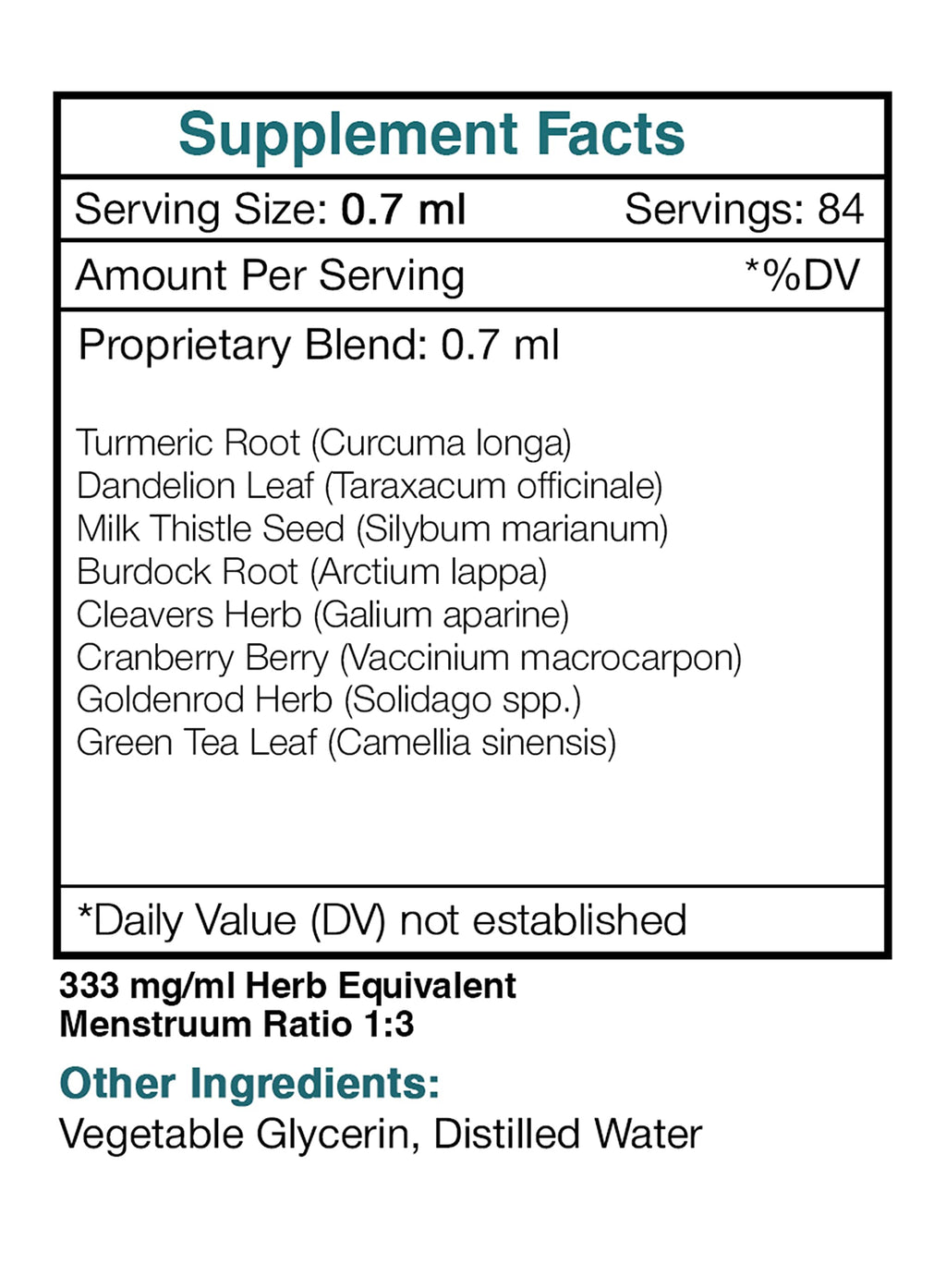 Secrets of the Tribe Tribal Detox Herbal Extract