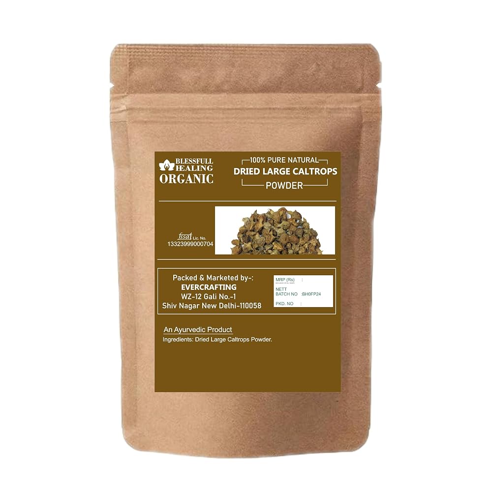 Blessfull Healing Organic Dried Large Caltrops Powder 100% Pure