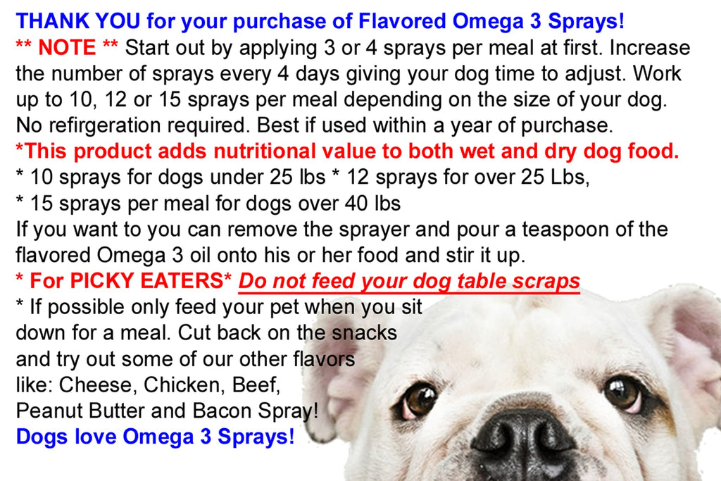 Flavored Sprays Roast Beef Omega-3 Oil for Dogs - 4 oz - image 7