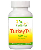 Biotech Nutritions Turkey Tail Mushroom 1000 mg - 240 Capsules