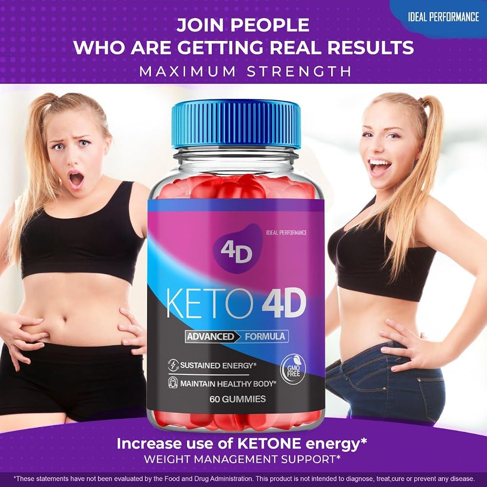 IDEAL PERFORMANCE Keto 4D ACV Gummies 1000mg - 300 Gummies - image 8