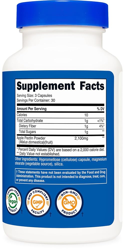 Nutricost Apple Pectin Capsules