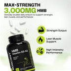 BOSCENT HMB 3000mg with Vitamin D3 K2 Capsules - 120 Capsules - image 3