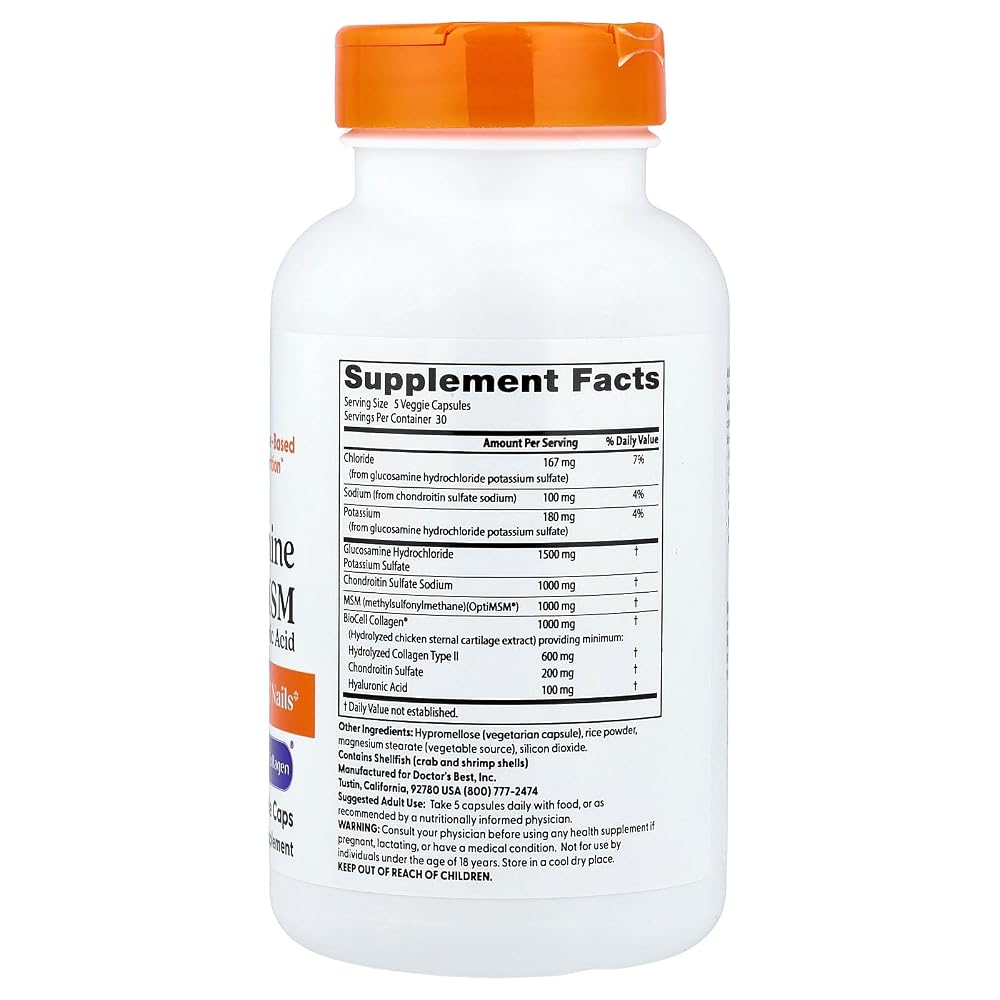 Doctor's BEST Glucosamine Chondroitin MSM Hyaluronic Acid - image 2