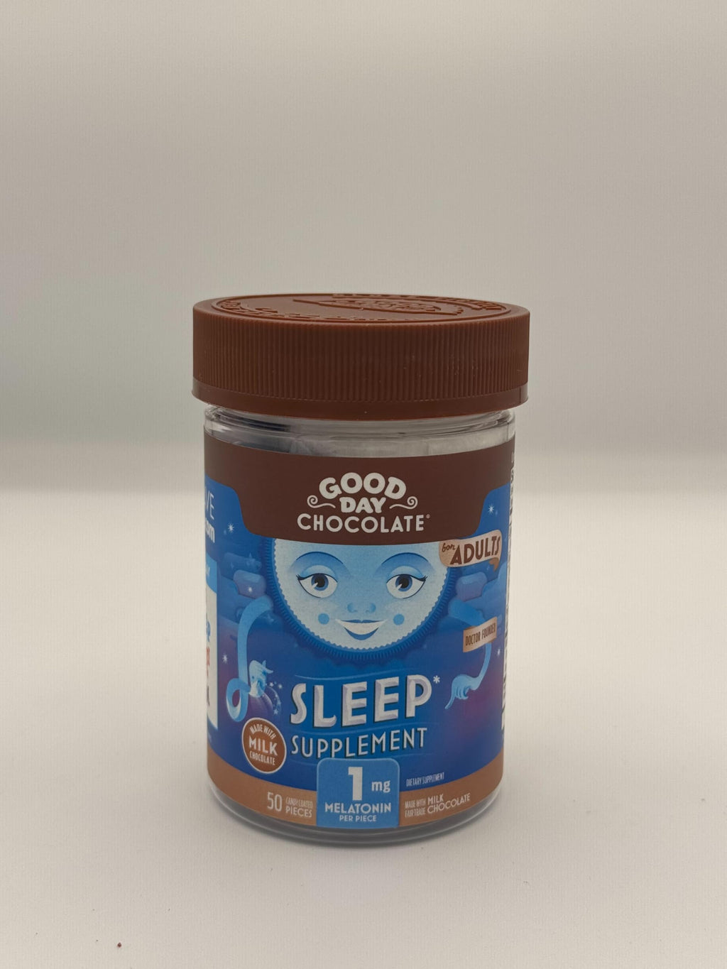Good Day Chocolate Melatonin for Adults - 50 Count - image 2