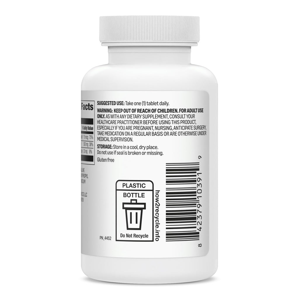 Amazon Basics Calcium plus Vitamin D2 - 65 Tablets - image 6