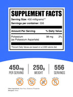 BulkSupplements.com Potassium Aspartate Powder