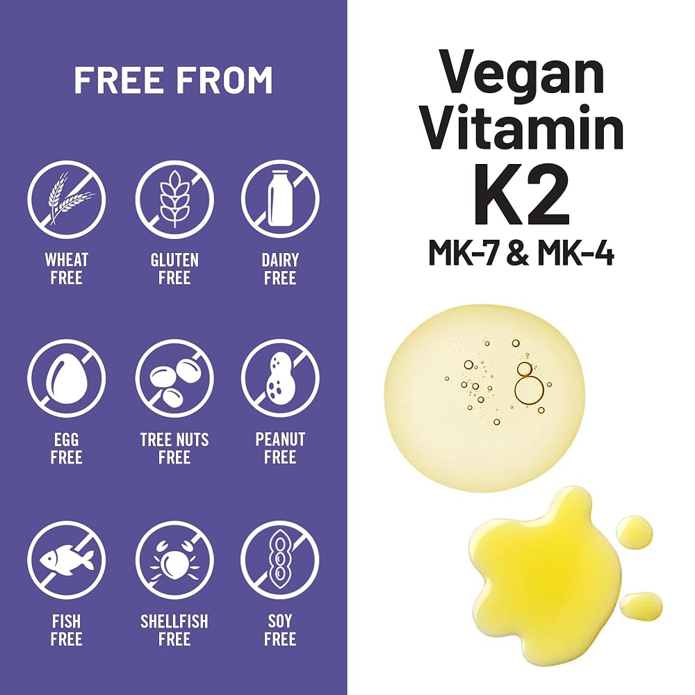 NatureWise Vitamin K2 MK-7 and MK-4 - Enhanced Bioavailability