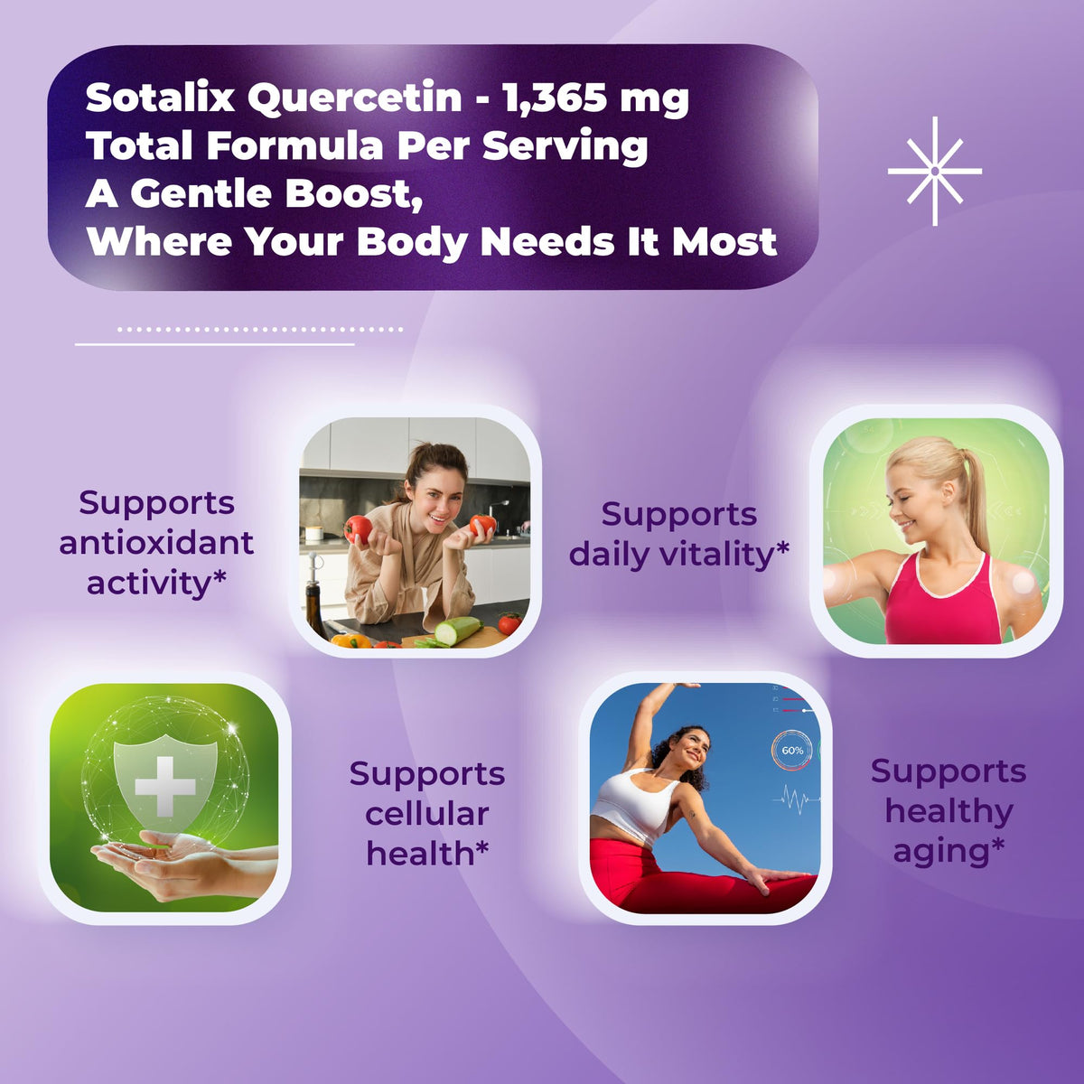 Sotalix Quercetin Complex 1,365 mg with NAC & Elderberry - 180 Capsules - image 3