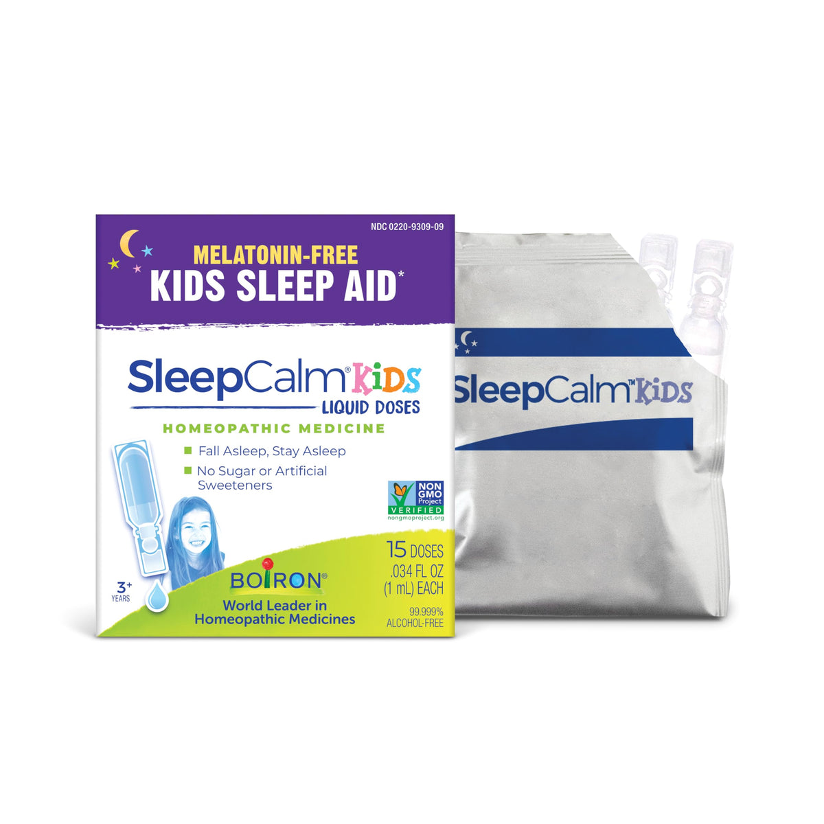 Boiron SleepCalm Kids Liquid Doses Sleep Aid - 15 Count
