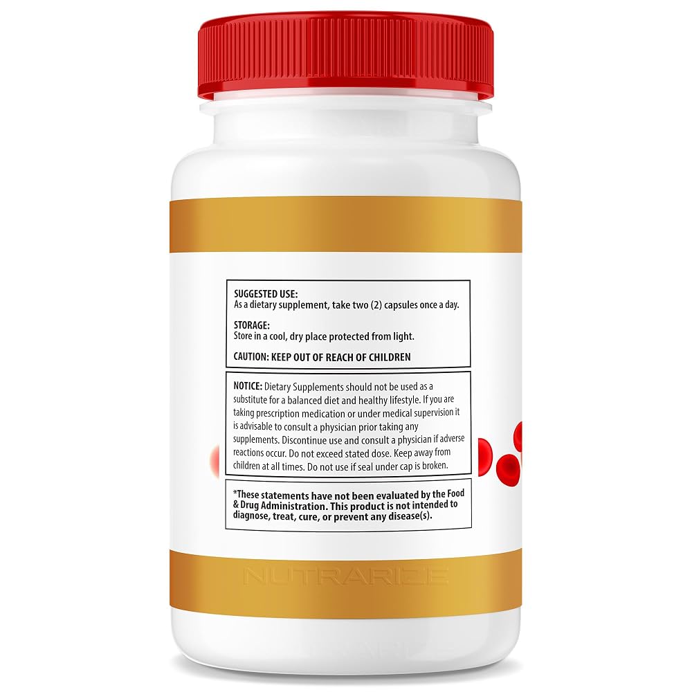 NutraRize Super Flow Blood Balancer Capsules - 120 Capsules - image 2