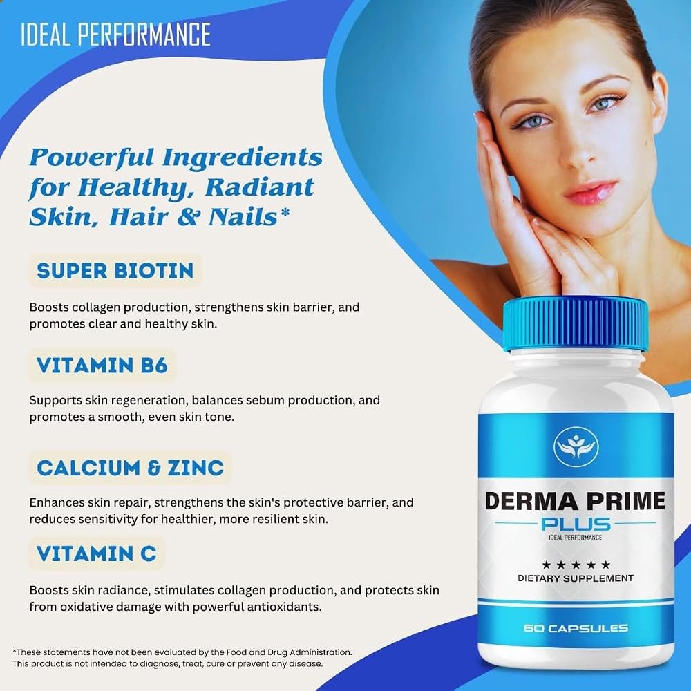 IDEAL PERFORMANCE Derma Prime Plus Advanced Formula - 60 Capsules - image 5
