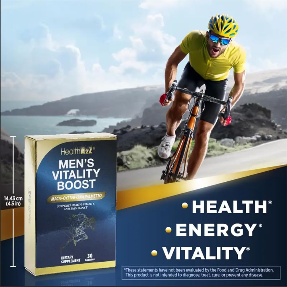 NutraA2Z Men's Vitality Boost - 30 Capsules - image 3