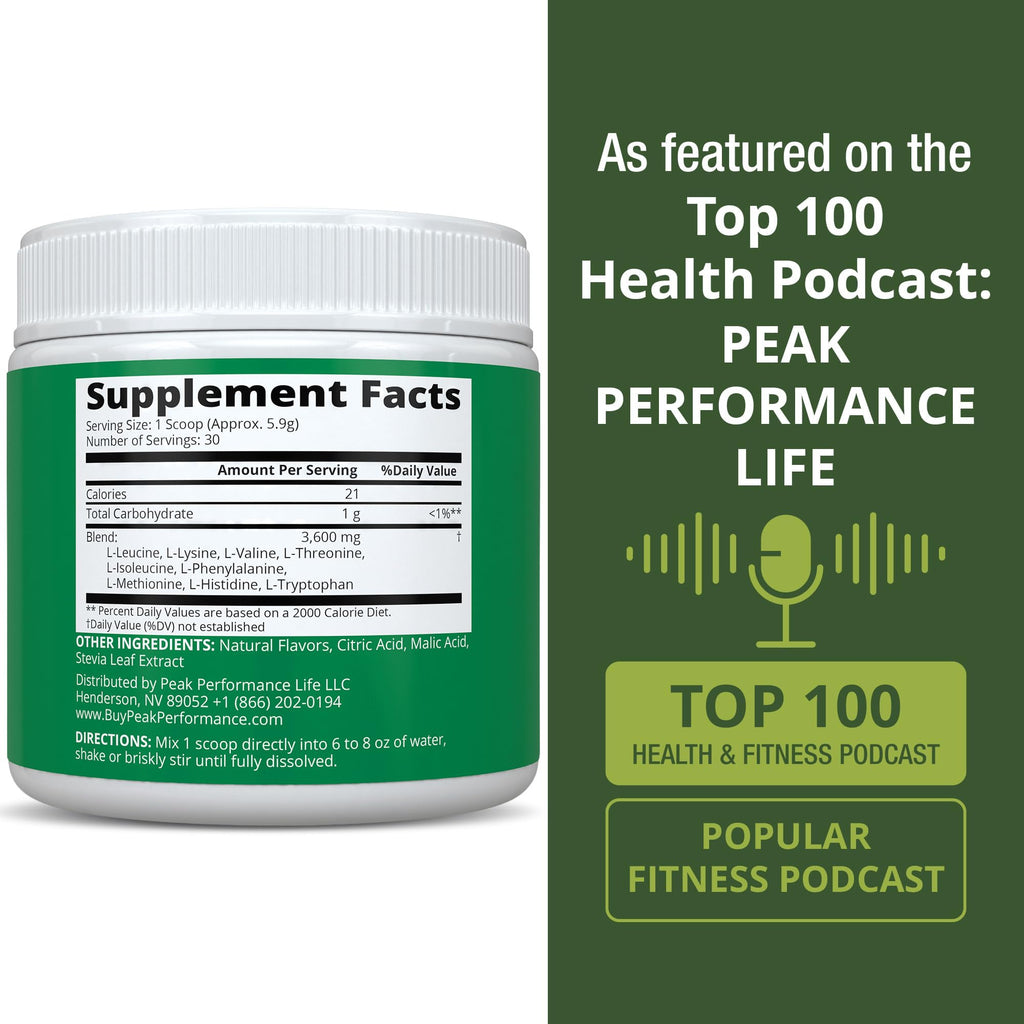 Peak Performance All 9 Essential Amino Acids Powder Parent