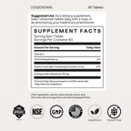 Nuray CoQ10 100mg with Vitamin E Chewable Tablets - 60 Count - image 4