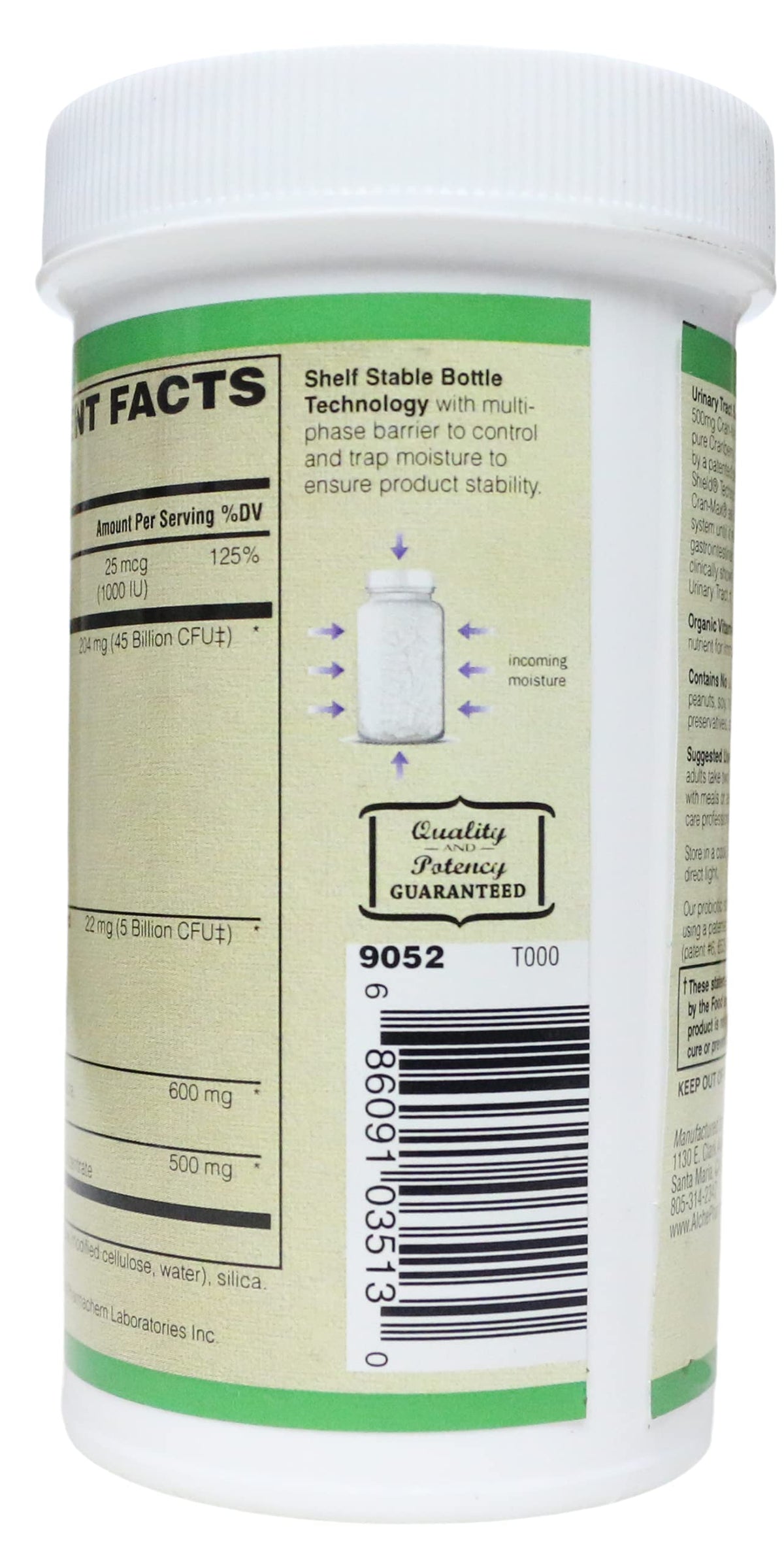 AlchePharma Urinary Formula 50 Billion Probiotic - 60 Vegetarian Capsules - image 4