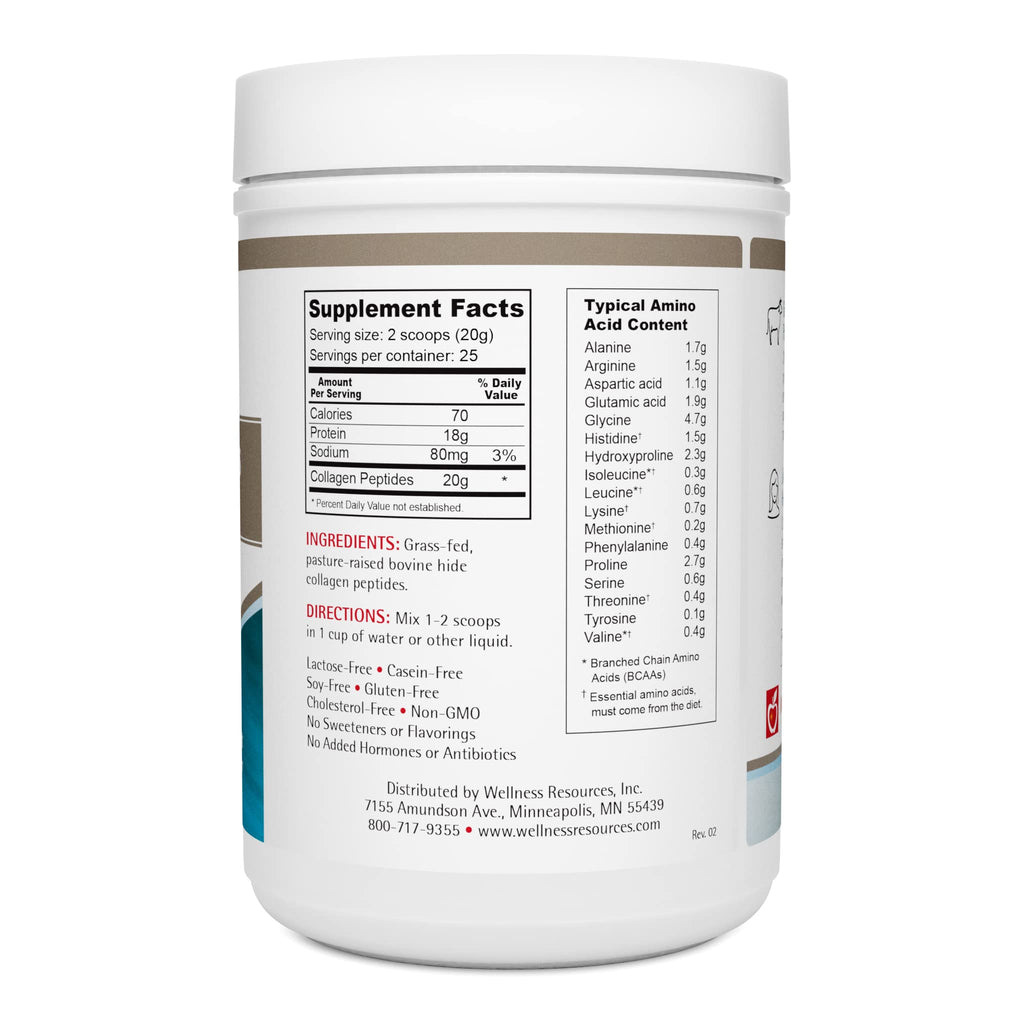 Wellness Resources Collagen Peptides Powder - 500g - image 3