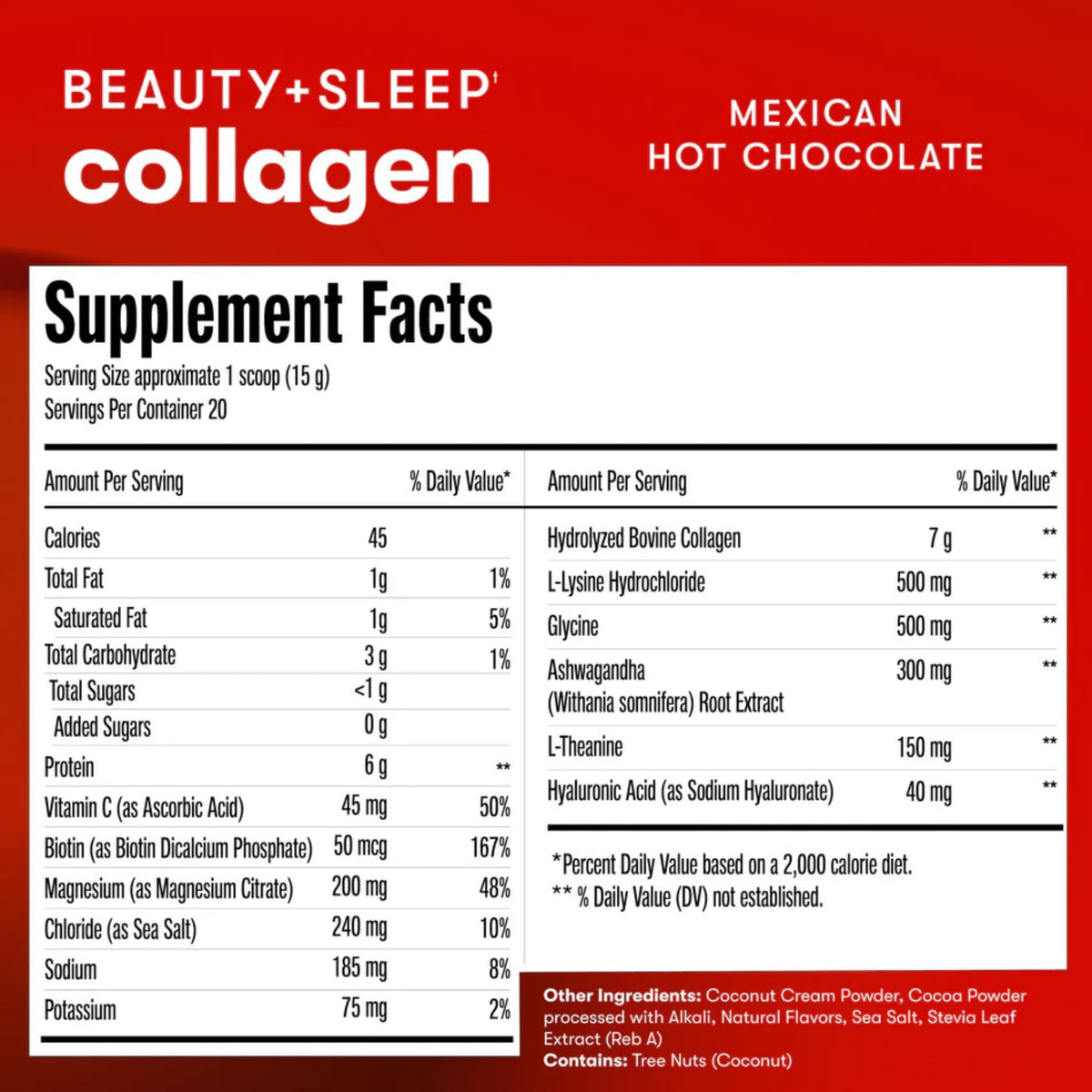 Perfect Keto Beauty + Sleep Collagen Peptides Mexican Hot Chocolate - 10.58 oz - image 6