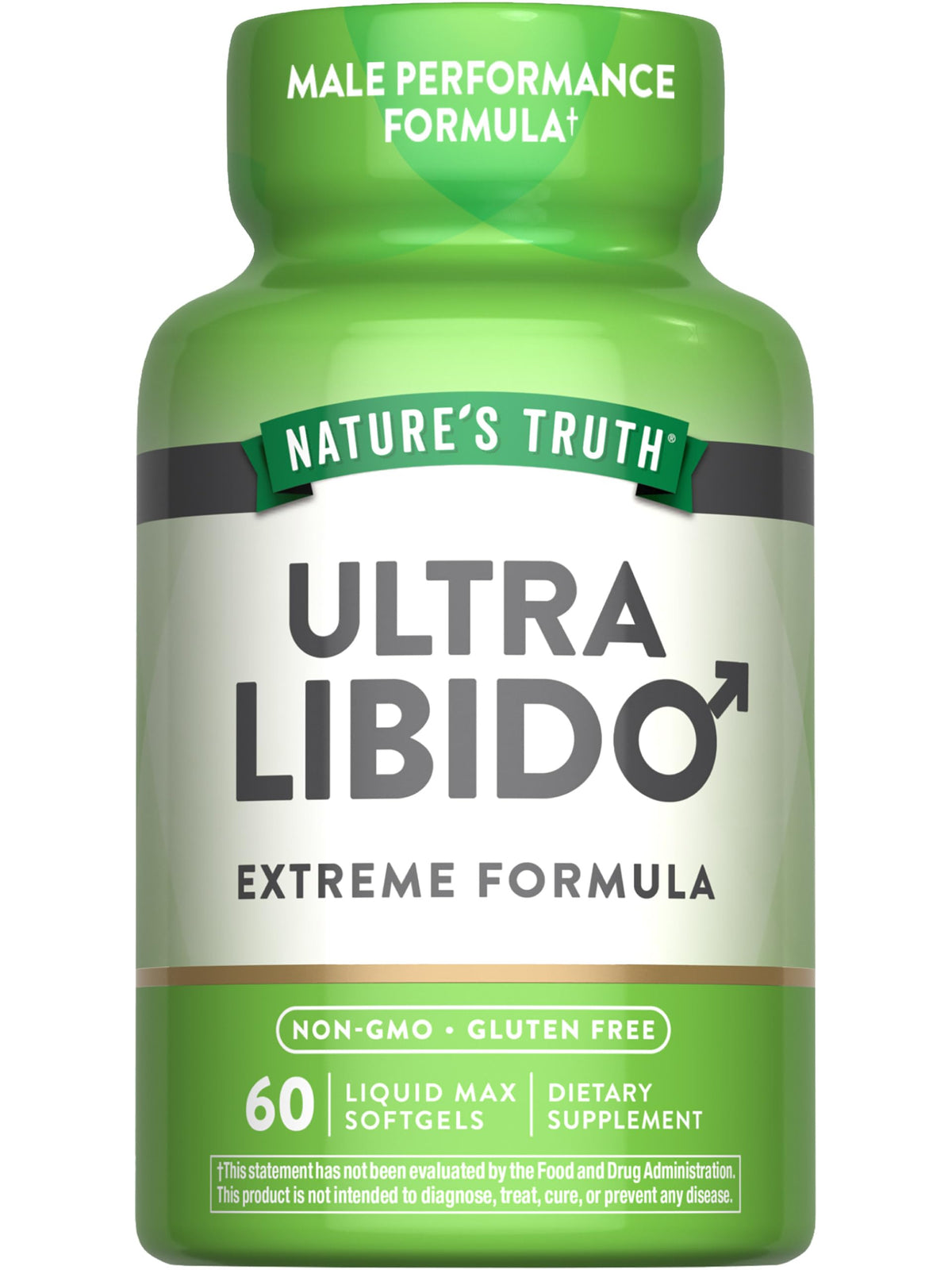 Nature's Truth Libido Supplement for Men - 60 Softgels