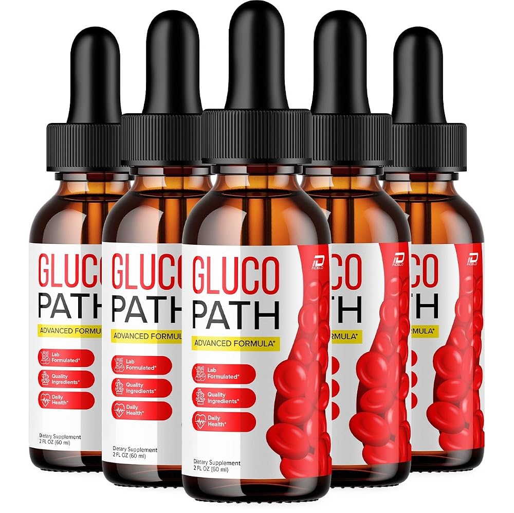Indelo Gluco Path Drops Advanced Formula - 5 Pack (10 Fl Oz)