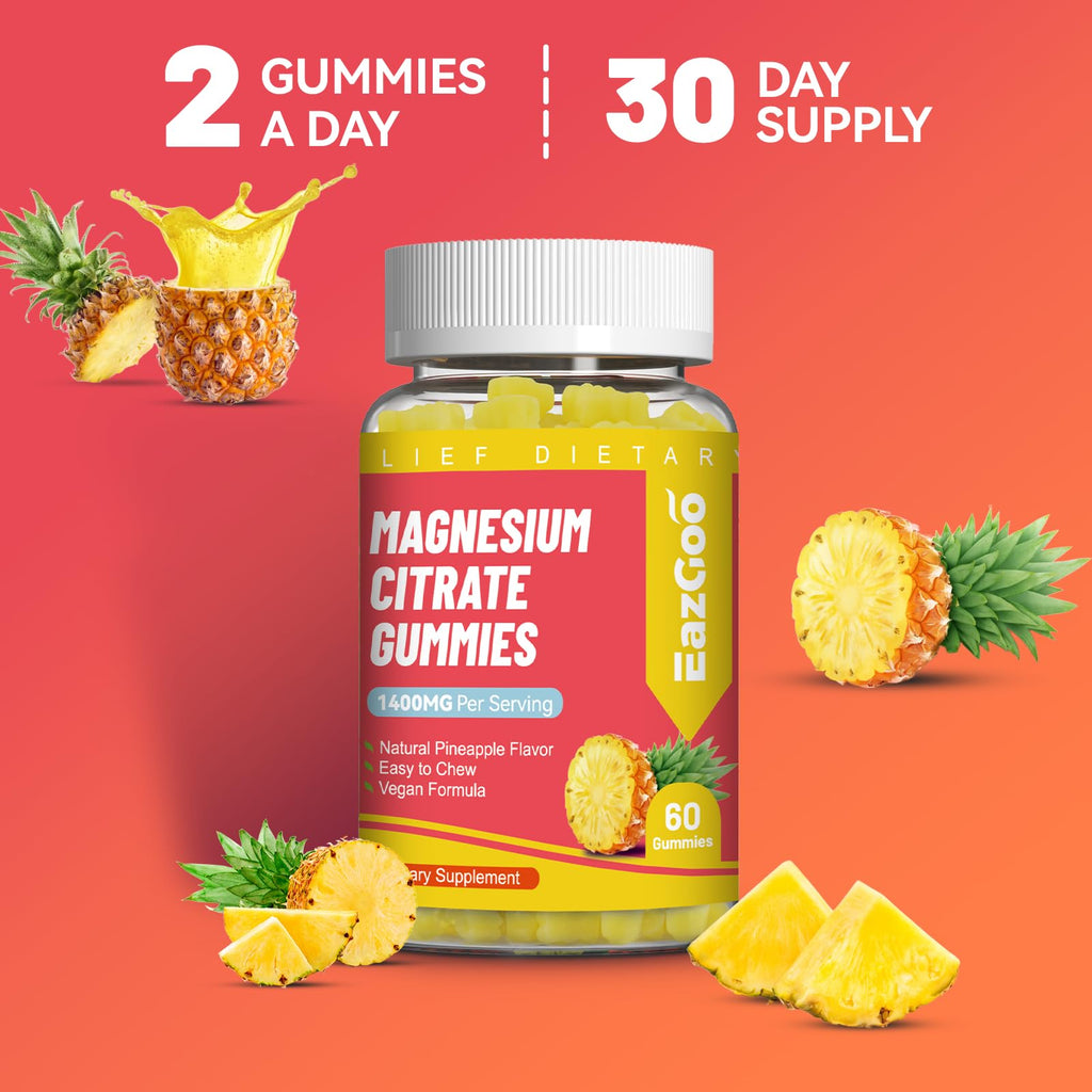 EAZGOO Magnesium Citrate Gummies - 60 Count - image 8