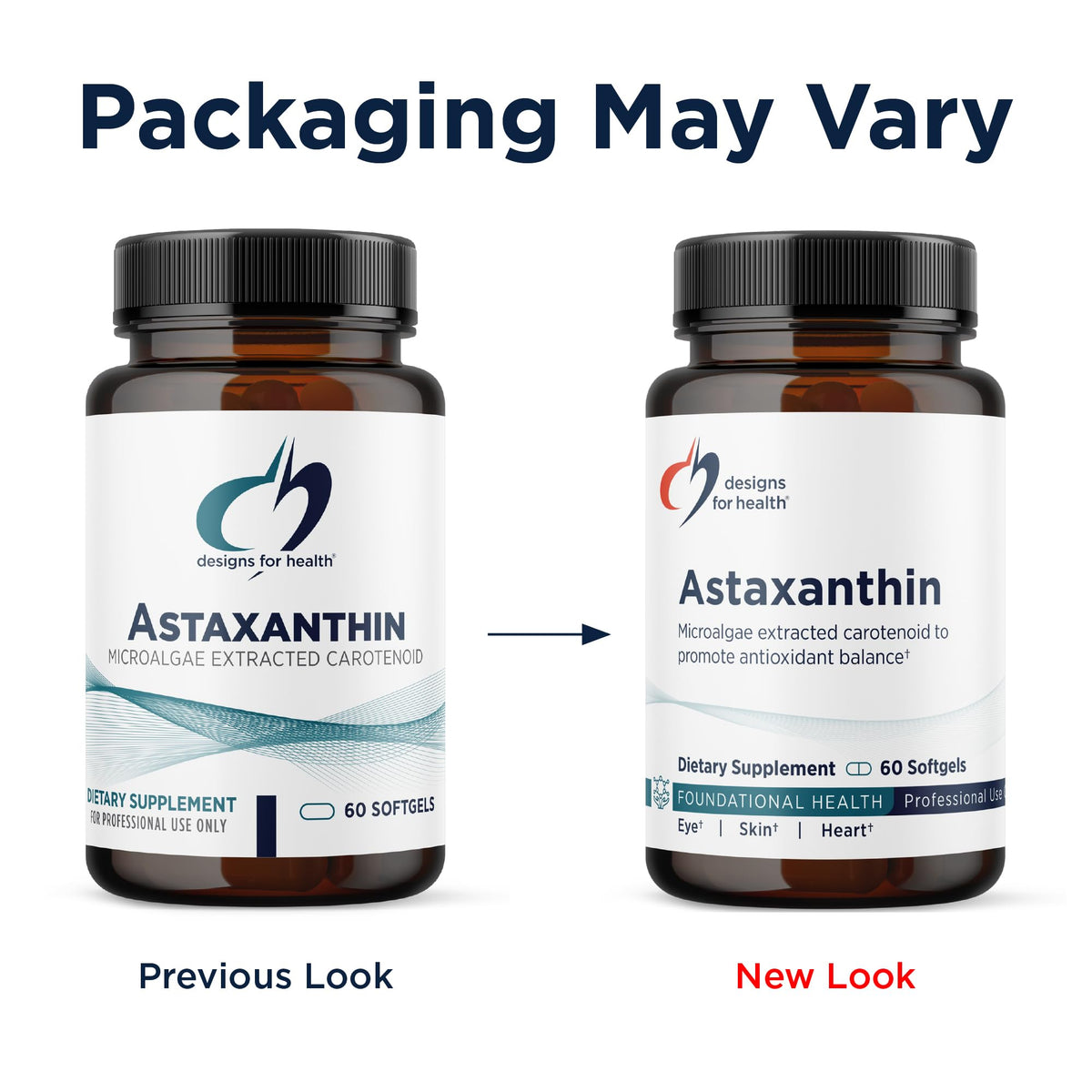 Designs for Health Astaxanthin Microalgae Carotenoid - 60 Softgels - image 4