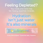 Hydracy Electrolyte Powder Packets - Low Sodium Sugar Free Hydration
