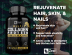 Zeal Naturals Multi Collagen Peptides - 180 Capsules - image 2