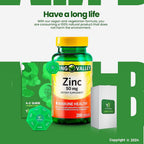 LightSpring Zinc Dietary Supplement 50 mg - 200 Caplets - image 7