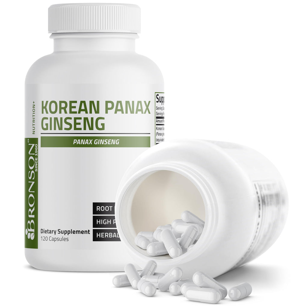 BRONSON Flavored Capsule adult Korean Panax Ginseng Supports Energy