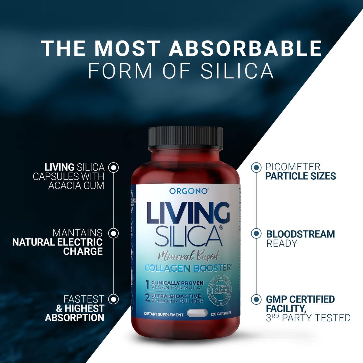Living Silica Collagen Booster Capsules