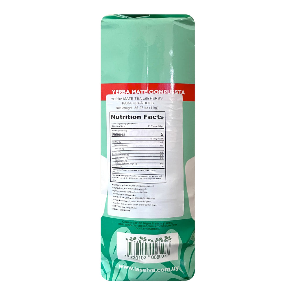 LaSelva La Selva Yerba Mate para Hepaticos Herbal Blend - 1 kg - image 2