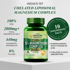 Himalayan Organics Vlado's Magnesium Supplement 2800mg - 60 Vegetarian Capsules - image 8