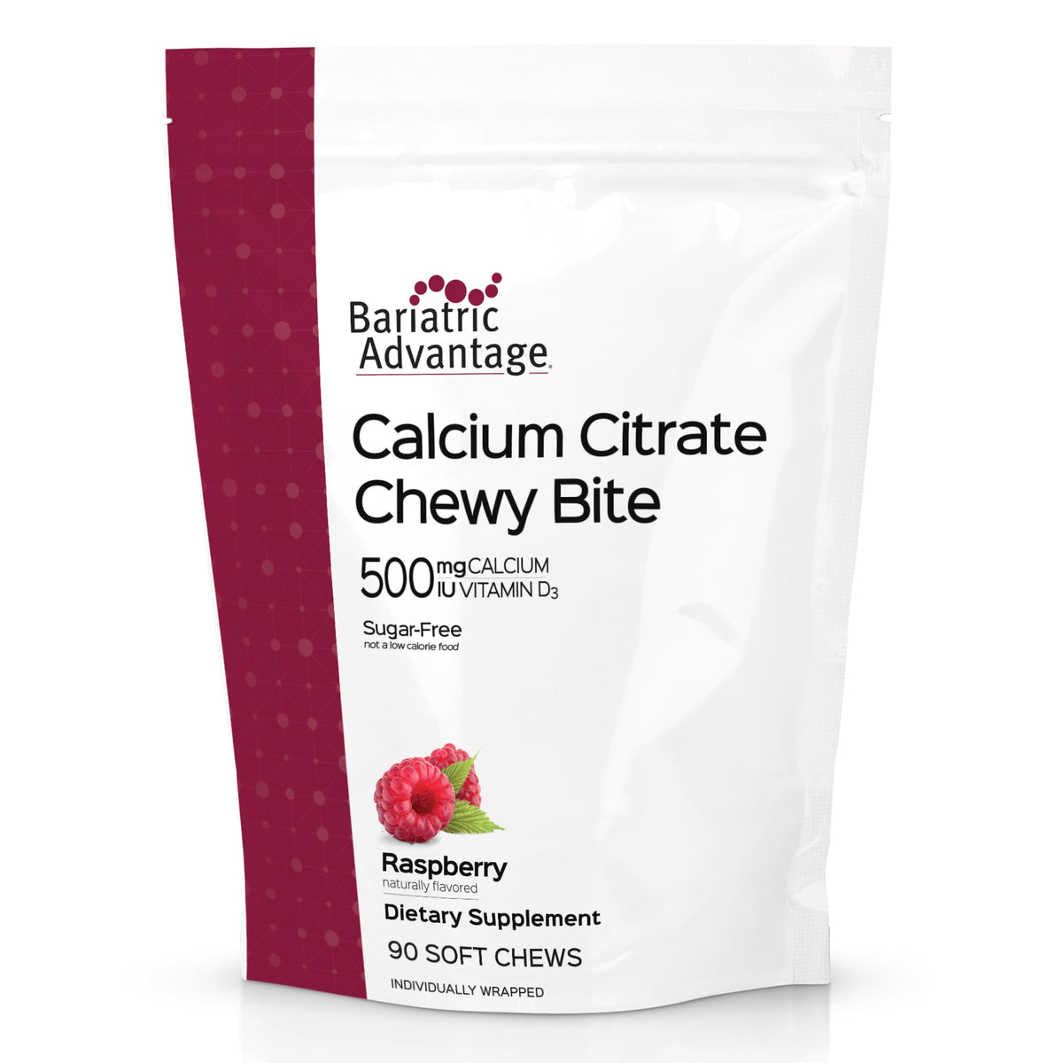 Bariatric Advantage Calcium Citrate Chewy Bites 500 mg - Highly