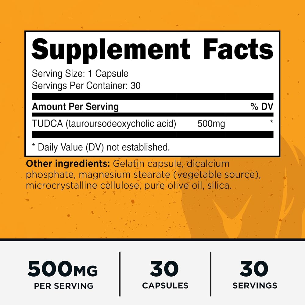 Primal Tudca 500mg - 30 Capsules - image 2
