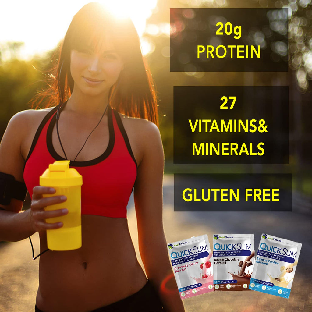 NUTRIPHARMA Quick Slim Quick Slim Meal Replacement Shakes for Weight
