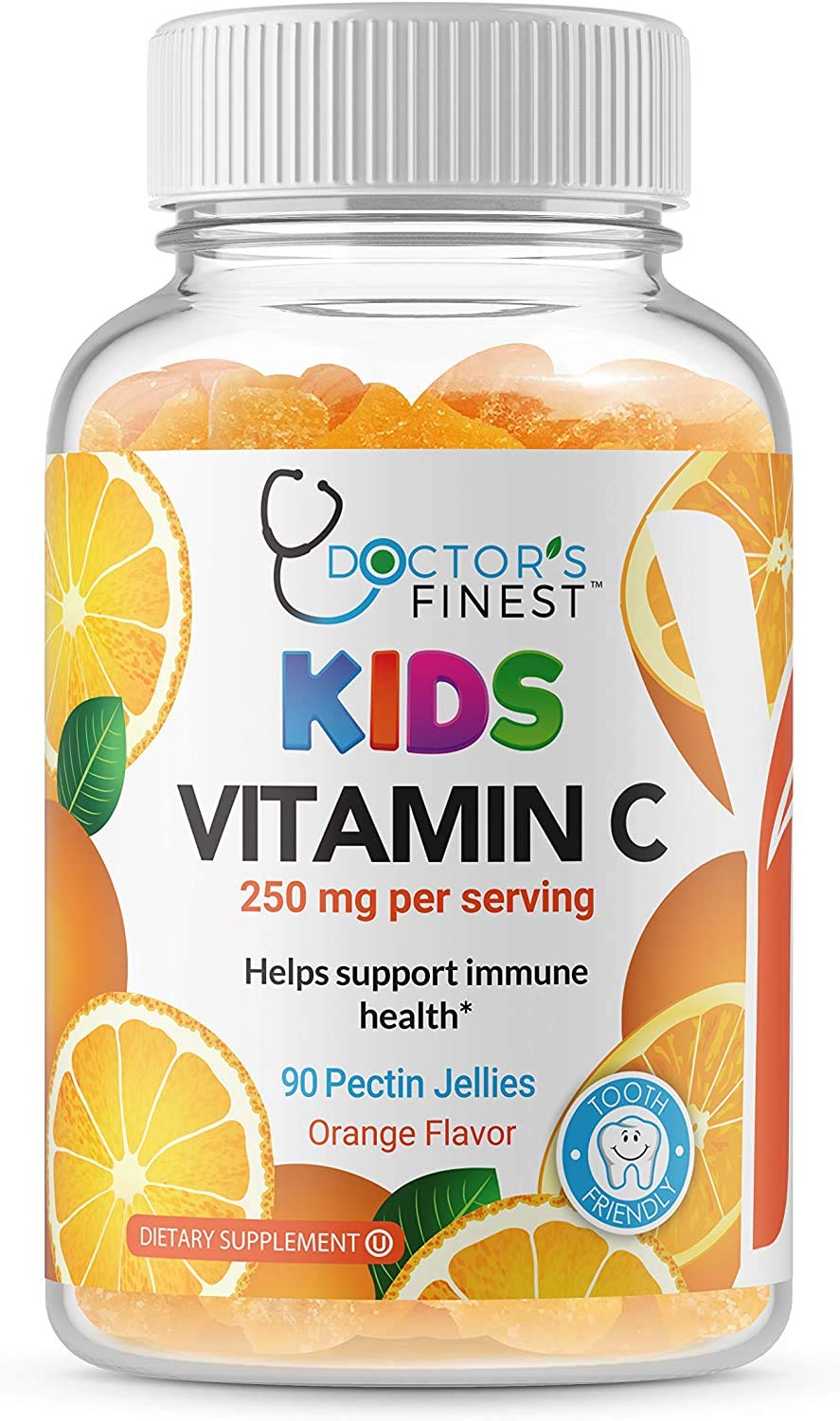 VitaWorks Doctors Finest Vitamin C Gummies for Kids - 90 Gummies