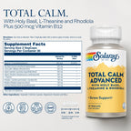 SOLARAY Total Calm Advanced Nervous System Support - 60 Capsules - image 2