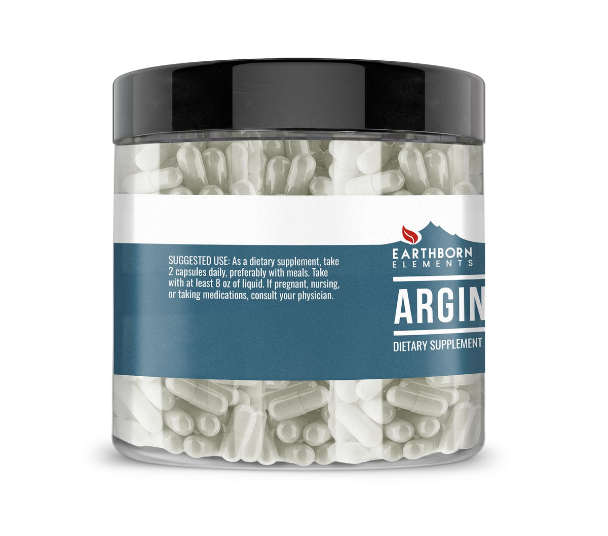 Earthborn Elements Arginine AAKG - 200 Capsules - image 3