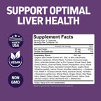 Herbtonics Liver Detox Cleanse with Milk Thistle & Berberine - 240 Capsules - image 2