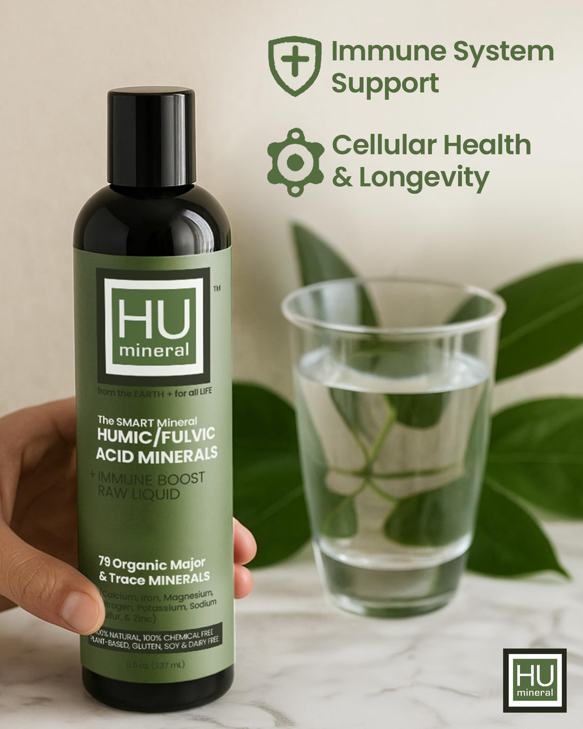 HUmineral Humic Fulvic Acid Liquid Mineral Supplement - 8 oz - image 5
