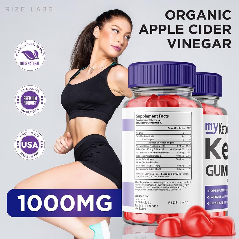 rize labs My Keto ACV Gummies Weight Loss Support - 180 Gummies - image 5