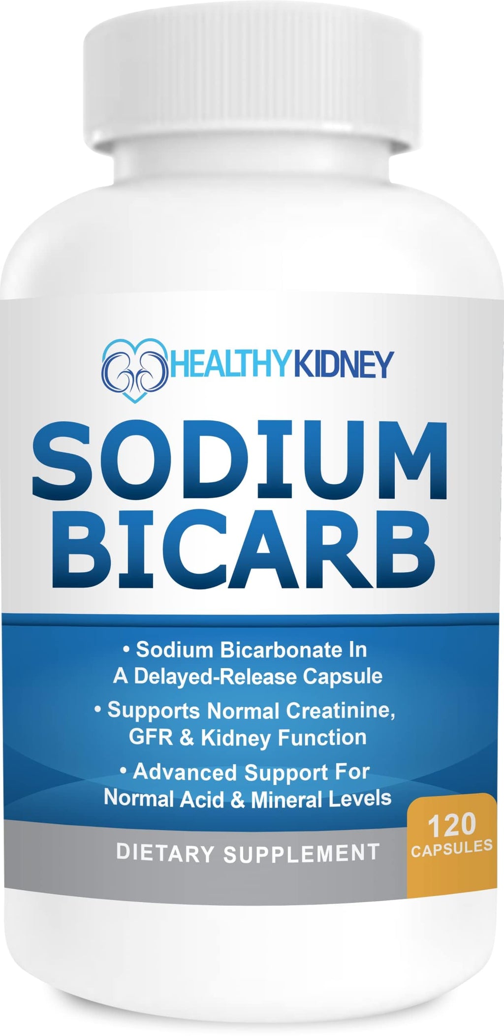 Kidney Restore Sodium Bicarbonate 650mg Delayed Release - 120 Capsules