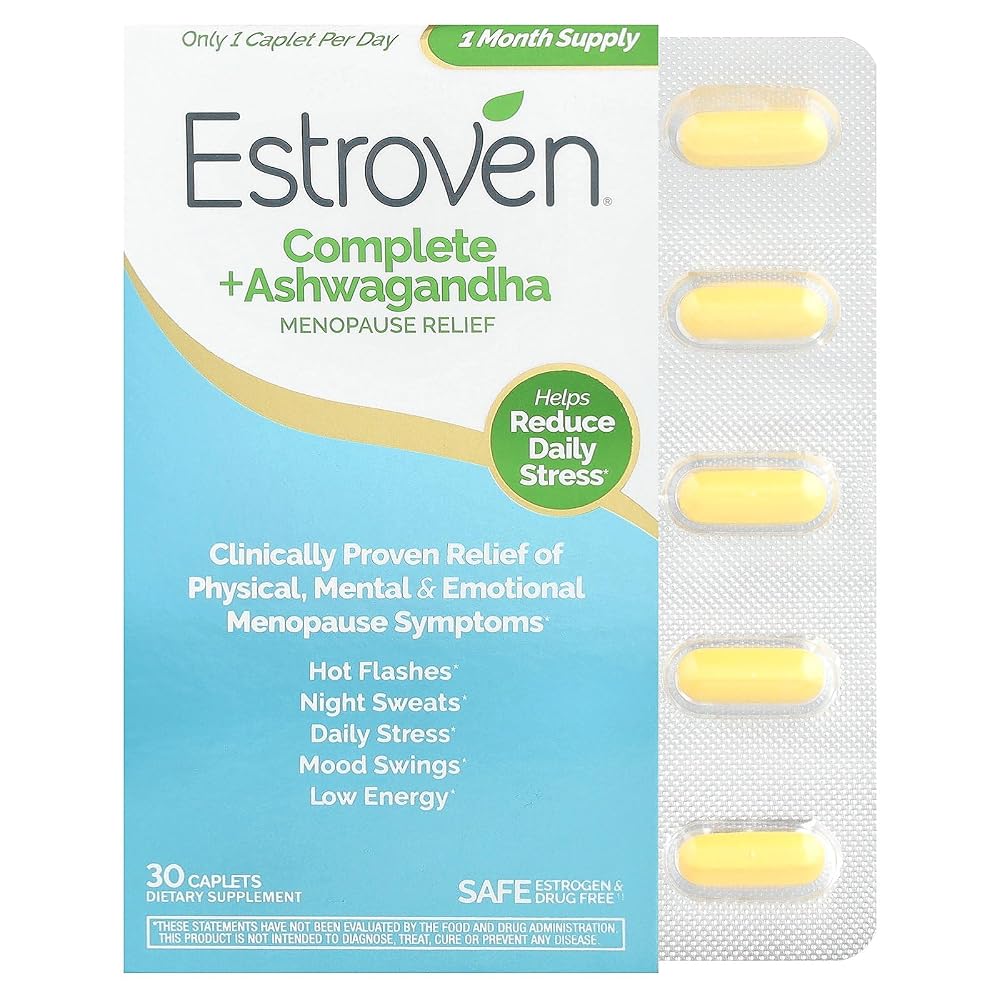 Estroven Complete Ashwagandha Menopause Relief - 30 Caplets