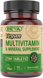 DEVA Vegan Multivitamin & Mineral Supplement - 90 Tablets