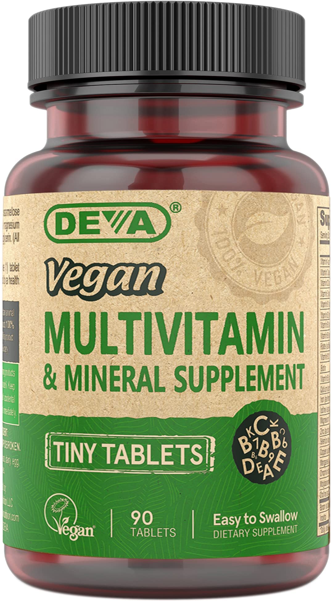 DEVA Vegan Multivitamin & Mineral Supplement - 90 Tablets