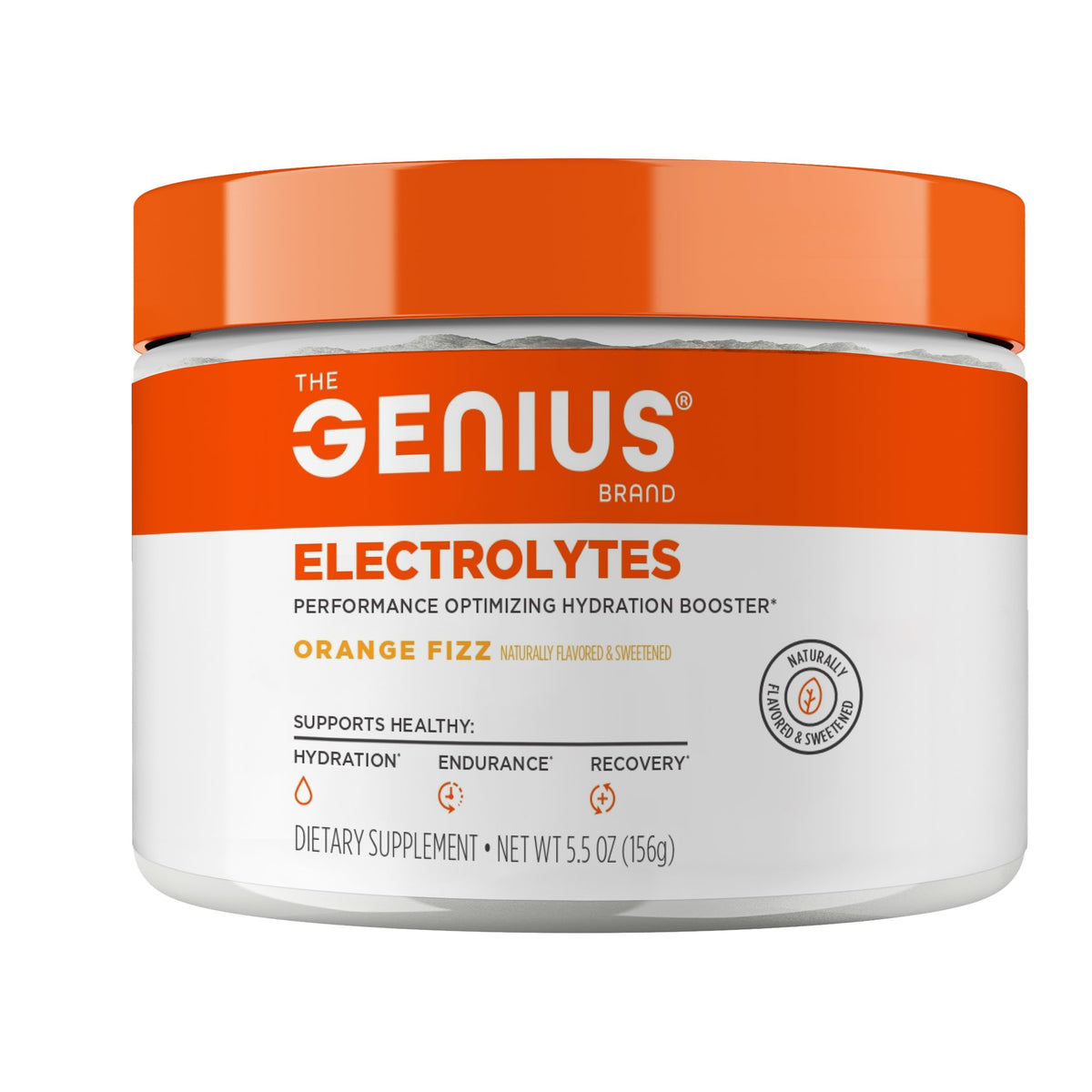 The Genius Brand Electrolytes Orange Fizz - 30 Servings