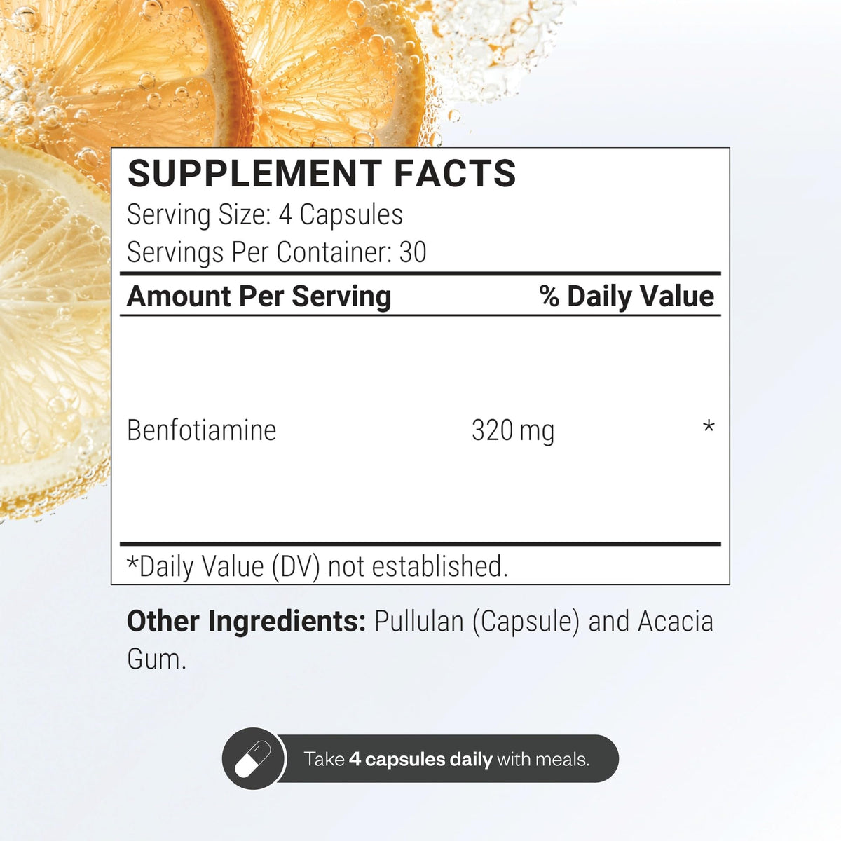 Supersmart Benfotiamine 80 mg Vitamin B1 - 120 Vegetarian Capsules - image 4
